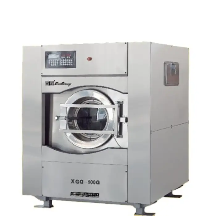 Commercial Large Tumble Dryers and Washers for Hotels Industrial Stainless Steel Housing for Jeans and Carpet Cleaning — image 4