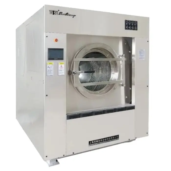 Commercial Large Tumble Dryers and Washers for Hotels Industrial Stainless Steel Housing for Jeans and Carpet Cleaning — image 7