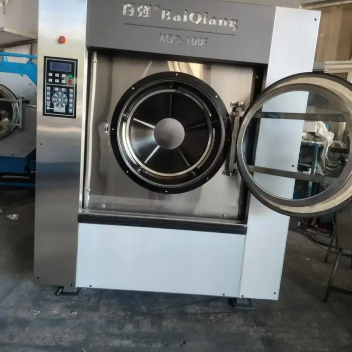 New Electric Water Pump Pressure Washer Equipment 50-100kg Capacity Automatic Laundry Washing Machine for Clothes Fabric — image 5