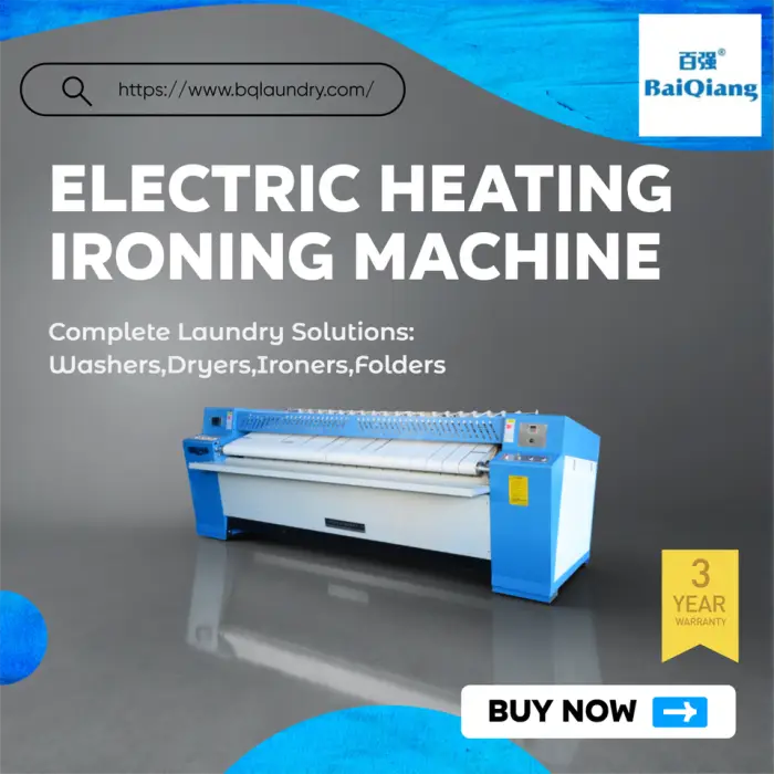 Automatic Laundry Industrial Sheet Ironing and Folding Machine for Clothes Hotel Linen Heavy Duty Ironing Machine Price — image 3