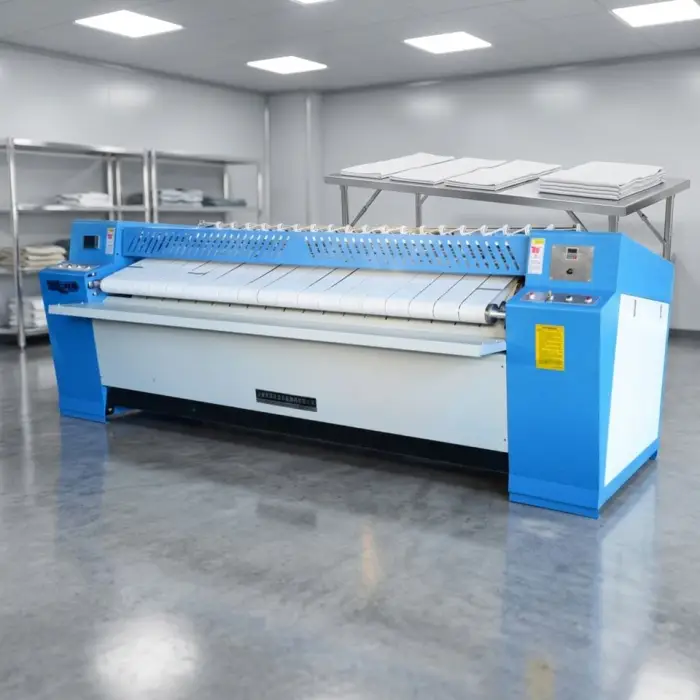 Automatic Laundry Industrial Sheet Ironing and Folding Machine for Clothes Hotel Linen Heavy Duty Ironing Machine Price — image 4
