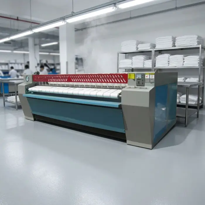 Manufacturer Wholesale Commercial Landry Industrial Cloth Pressing Machine Ironing Three Meter Roller Ironing Machine for Fabric — image 3