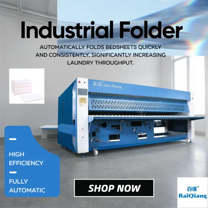 Factory Laundry Machine Commercial Laudromat Business Foldimate Hotel Bed Sheets Folding Cloth Folder Machine Sale — image 3