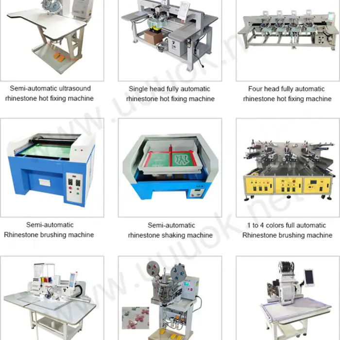 Disen Hand Hotfix Etching Ds Tech Semi-Automatic PLC Ultrasonic Rhinestone Strip Making Machine 360/min 220/110V Garment Use — image 7