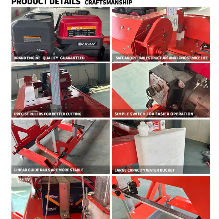 Woer Mini Portable Sawmill Bandsaw Woodworking Machine Small Horizontal Wood Cutting Electric Gasoline Timber Log Mill — image 7