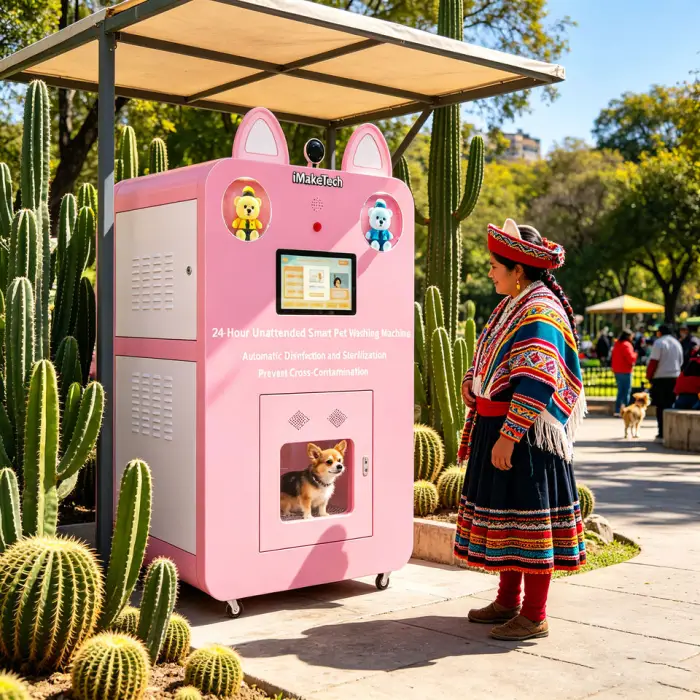 Outdoor Dog Wash Station Self-Service Pet Washing Vending Machine with SDK Touchscreen Multiple Payment Options Wi-Fi Enabled — image 3