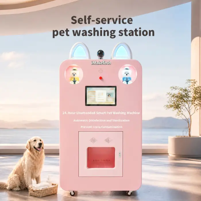 Outdoor Dog Wash Station Self-Service Pet Washing Vending Machine with SDK Touchscreen Multiple Payment Options Wi-Fi Enabled — image 4