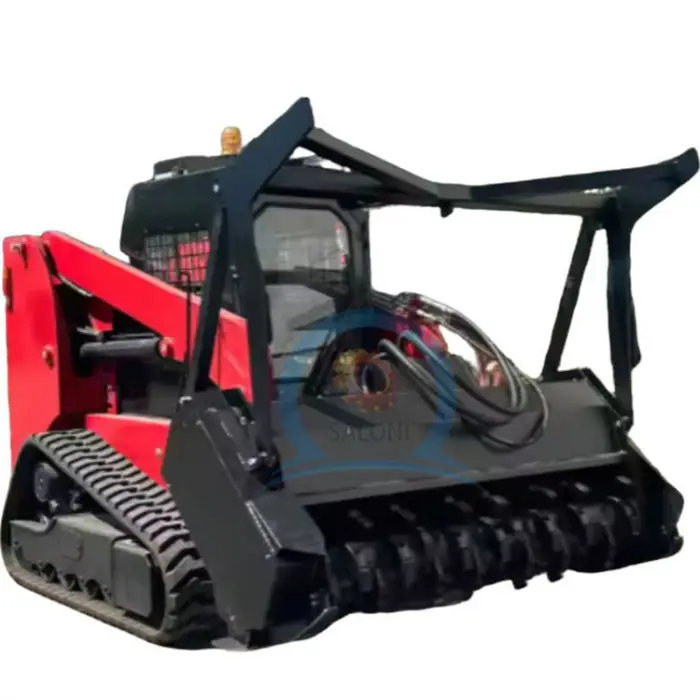 Excavator Skid Steer Tractor Forest Mulcher Skid Steer Attachments Forest Mulcher for Sale — image 6