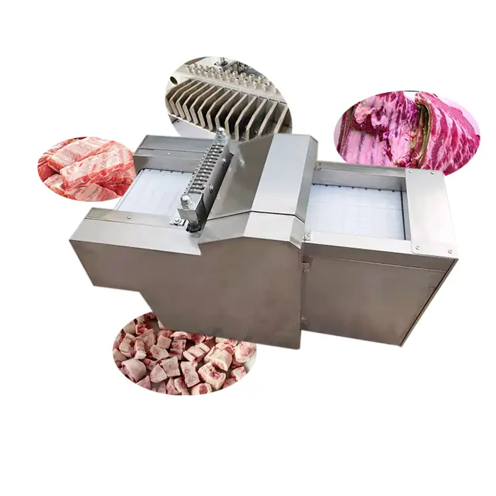 Nashville Commercial Meat Cutting Machine Beef Dicing Chicken Meat Cutter Goat Slicing Frozen Meat Cube Cutting Machine Price — image 4
