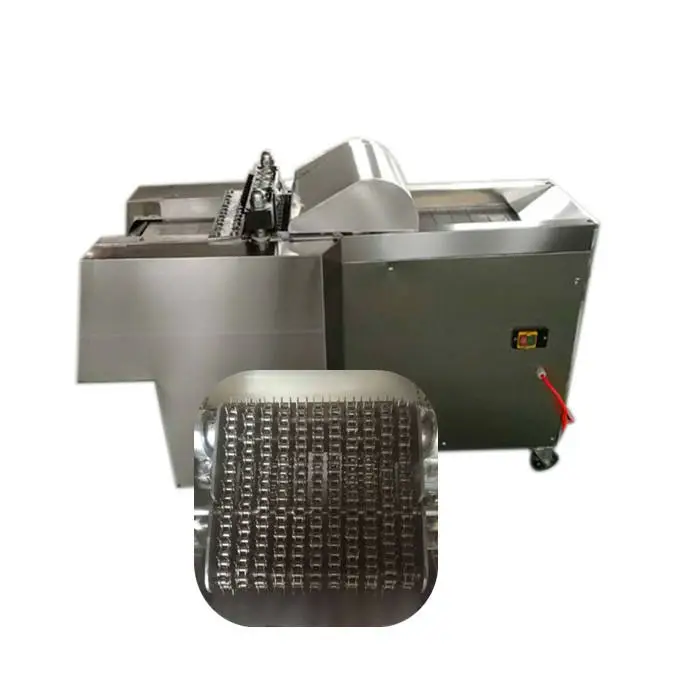 Nashville Commercial Meat Cutting Machine Beef Dicing Chicken Meat Cutter Goat Slicing Frozen Meat Cube Cutting Machine Price — image 7