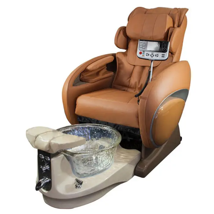 Medical Pump Luxury king Wine White and Hold Pipeless Black Crane Pedicure Chair — image 4