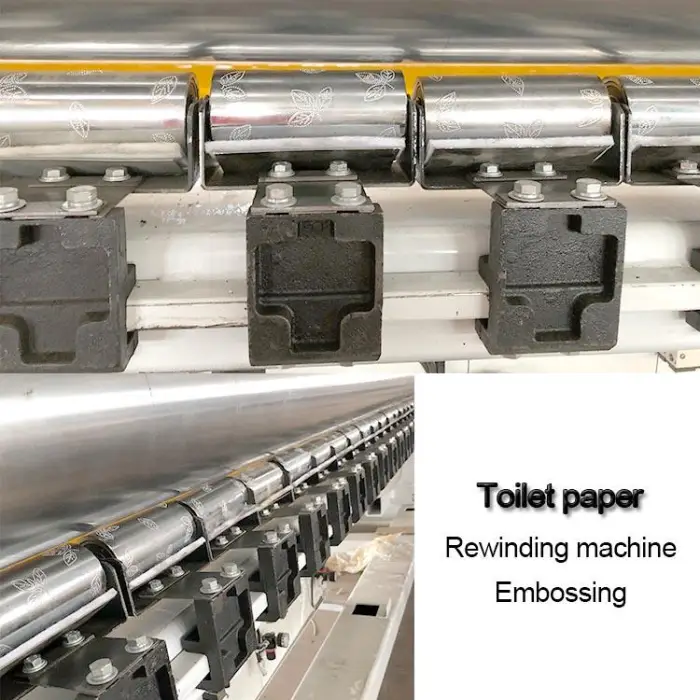 JYD Fully Automatic Toilet Tissue Paper Roll Making Machine Toilet Paper Cutting Machine Toilet Paper Embossing Jumbo Rolls — image 5