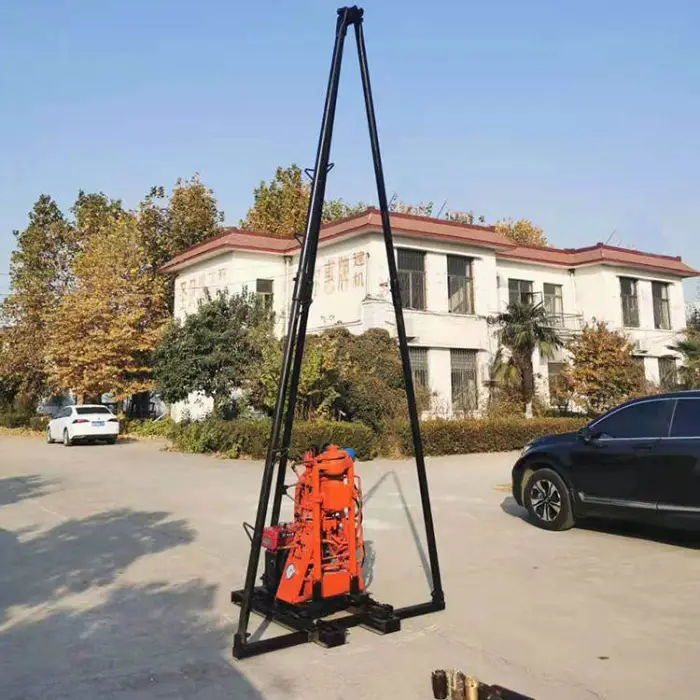 Portable Tunnel Underground Portatil Geotechnical Diamond Rock Coring Core Drilling Rig — image 6