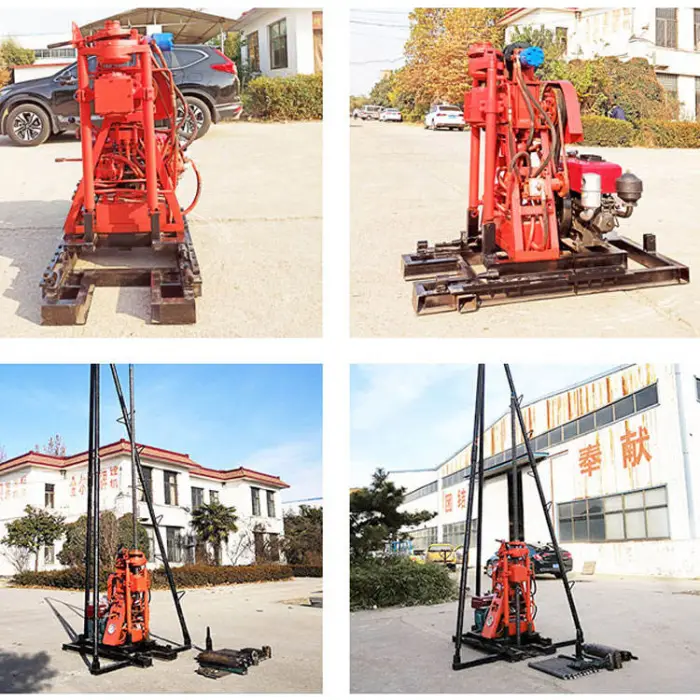 Portable Tunnel Underground Portatil Geotechnical Diamond Rock Coring Core Drilling Rig — image 7