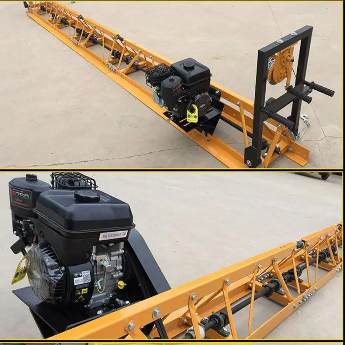 1-16m Electric / Gasonile Power Pavement Leveler Screed Tools Concrete Floor Leveling Machine Concrete Vibrating Truss Screed — image 3