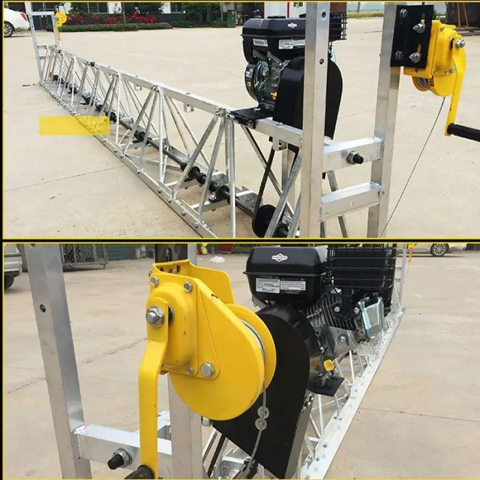 1-16m Electric / Gasonile Power Pavement Leveler Screed Tools Concrete Floor Leveling Machine Concrete Vibrating Truss Screed — image 4