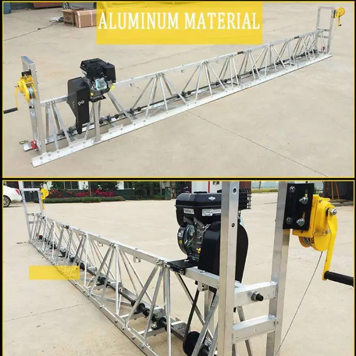 1-16m Electric / Gasonile Power Pavement Leveler Screed Tools Concrete Floor Leveling Machine Concrete Vibrating Truss Screed — image 6