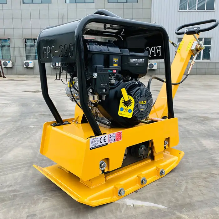 Reversible Double Ways Electric/Diesel Vibratory Plate Compactor 6.5HP Motor High Load Moment — image 5