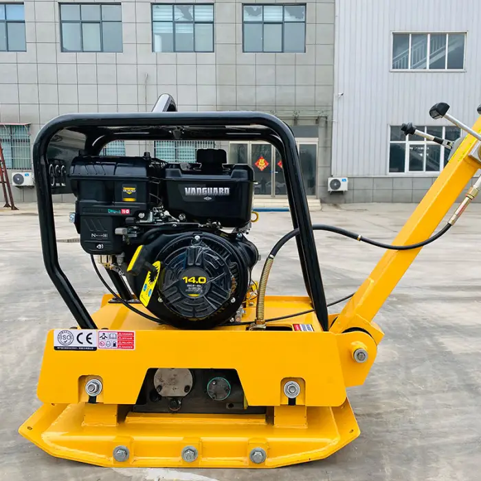 Reversible Double Ways Electric/Diesel Vibratory Plate Compactor 6.5HP Motor High Load Moment — image 6