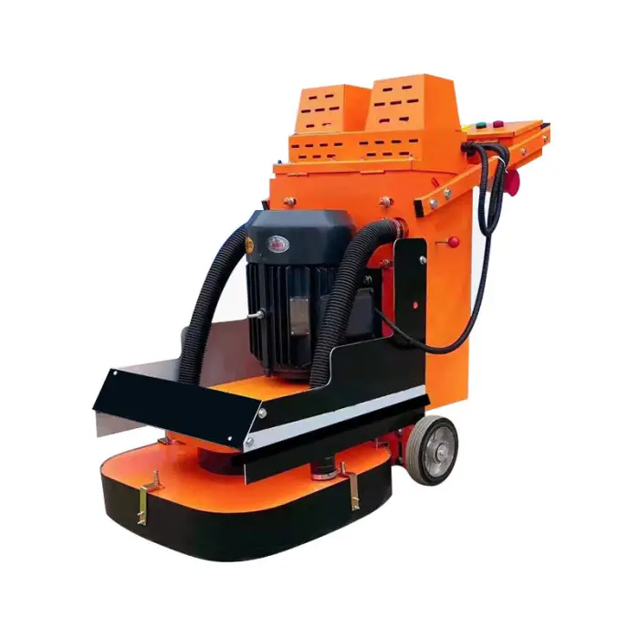 Frequency Conversion Concrete Floor Grinder 7.5kw Concrete Floor Surface Grinding Machine with Vacuum — image 4