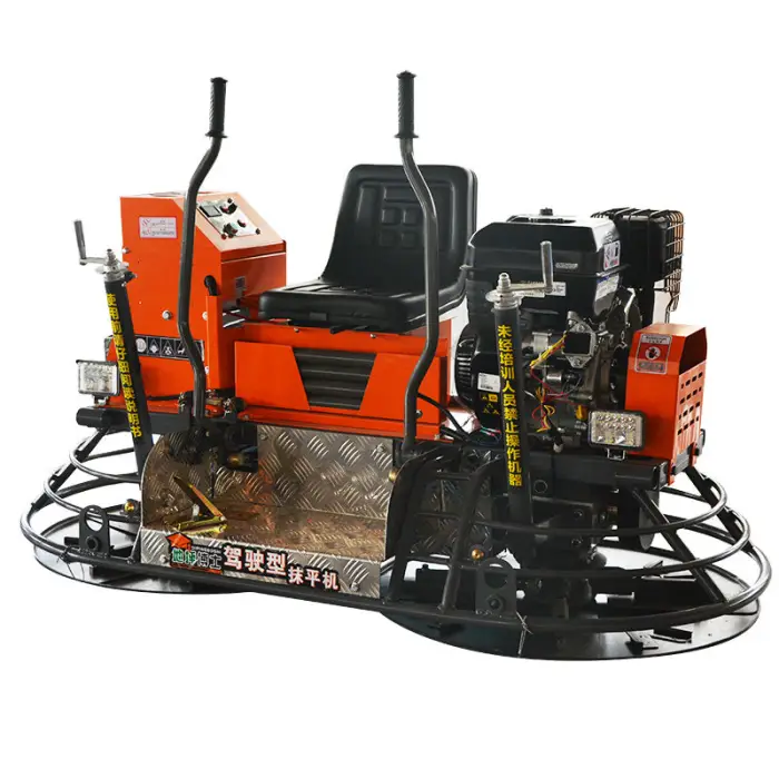 High Quality Construction Finishing Tools Machinery Double Floating Pan Helicopter Honda Engine Concrete Ride on Power Trowel — image 3