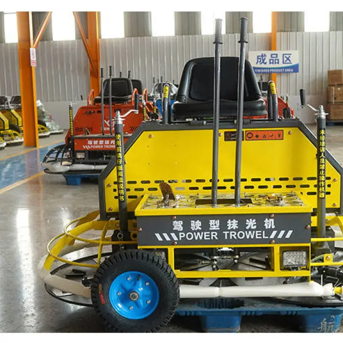High Quality Construction Finishing Tools Machinery Double Floating Pan Helicopter Honda Engine Concrete Ride on Power Trowel — image 6