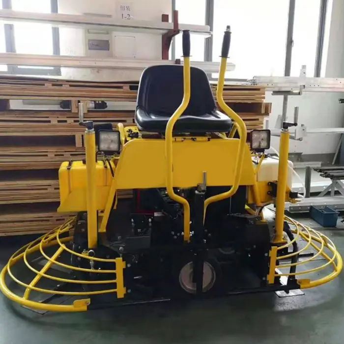 High Quality Construction Finishing Tools Machinery Double Floating Pan Helicopter Honda Engine Concrete Ride on Power Trowel — image 7