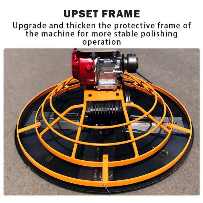 New Ride-On Power Trowel Machine Gasoline-Powered Concrete Trowel for Sale Engine and Motor Components Included — image 7
