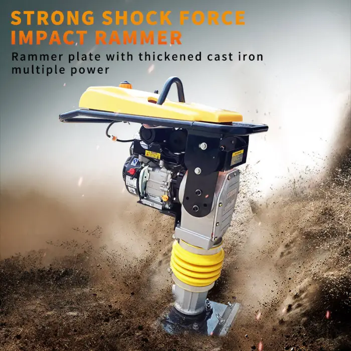Honda Gx160 Petrol Gasoline Handheld 6.5Hp Honda Engine Small Rammer Compactor Tamping Rammer — image 3