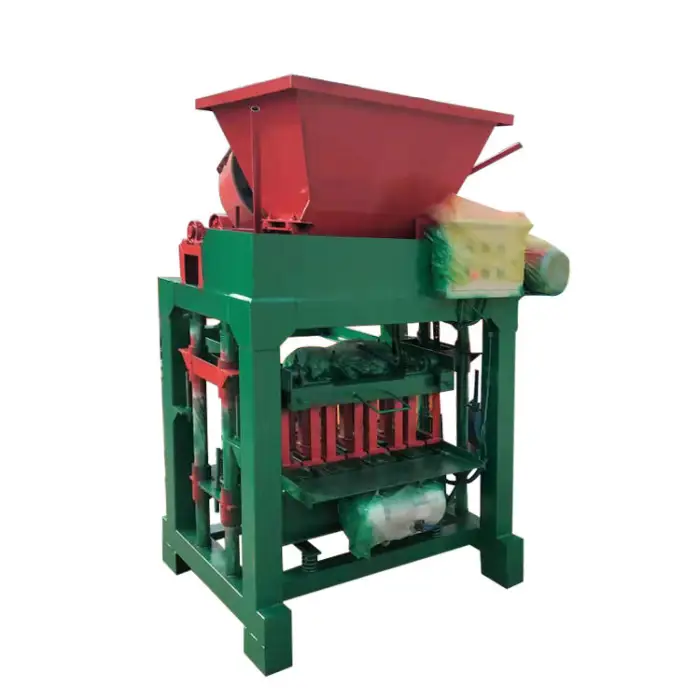 Factory Sale Semi-Automatic Block Making Machine Concrete Hollow Solid Interlocking Brick Making Machine — image 4