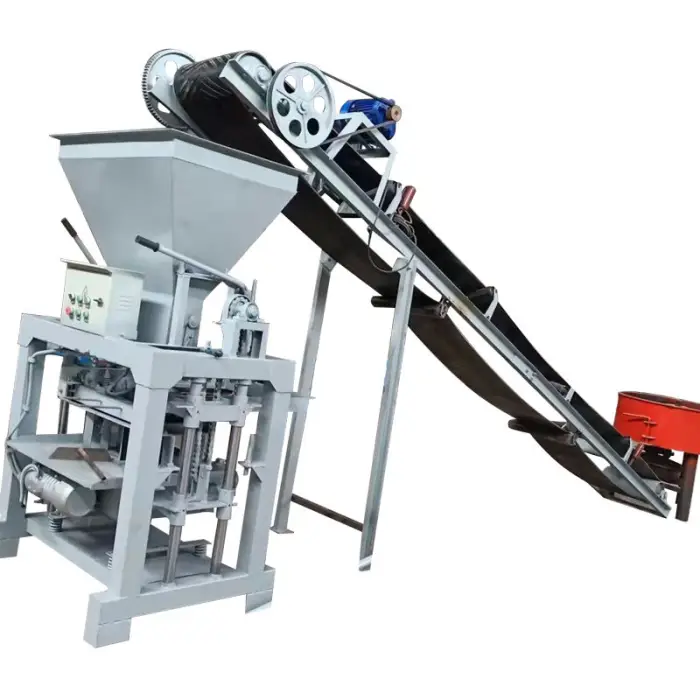 Factory Sale Semi-Automatic Block Making Machine Concrete Hollow Solid Interlocking Brick Making Machine — image 7