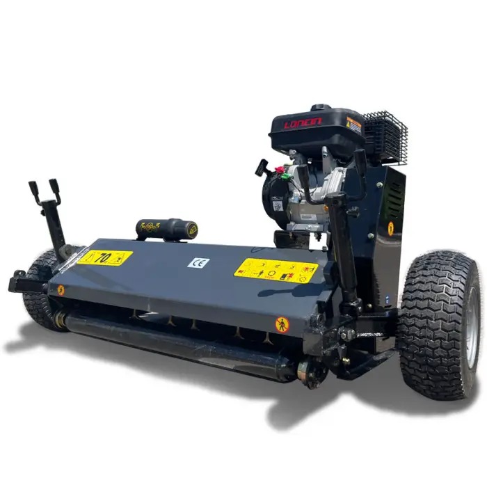 ZEYI High Productivity Black ATV Farm Equipment with Engine for Grass Cutting — image 4