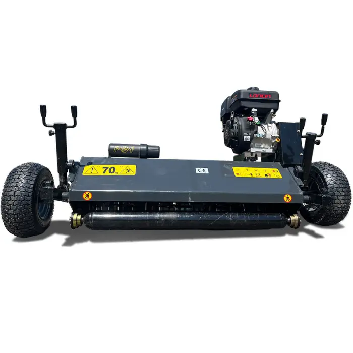 ZEYI High Productivity Black ATV Farm Equipment with Engine for Grass Cutting — image 5