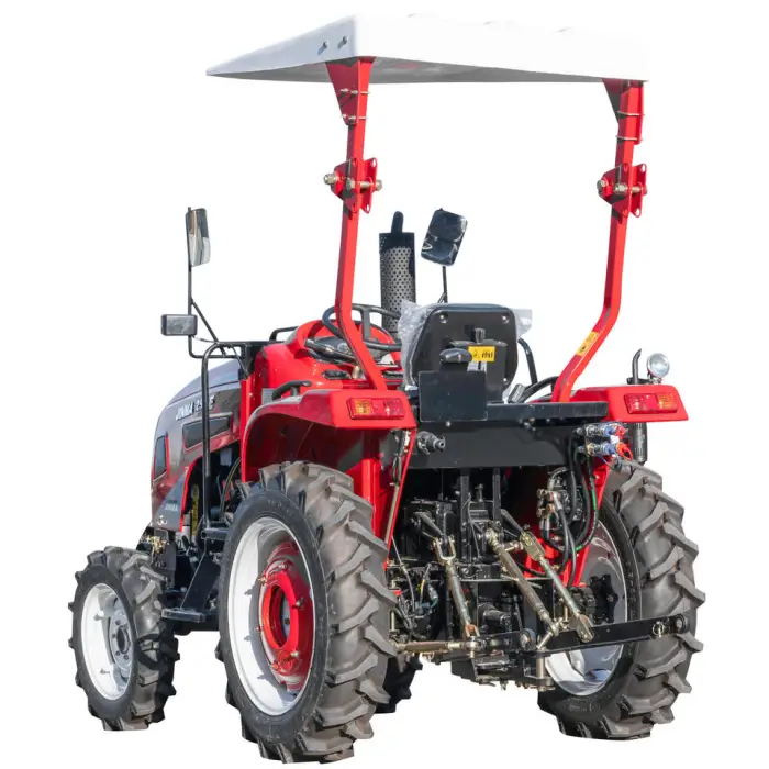 Fairly New Belt Drive Mototractor Micro Backhoe Compact Tractor for Agricultural Machinery — image 5