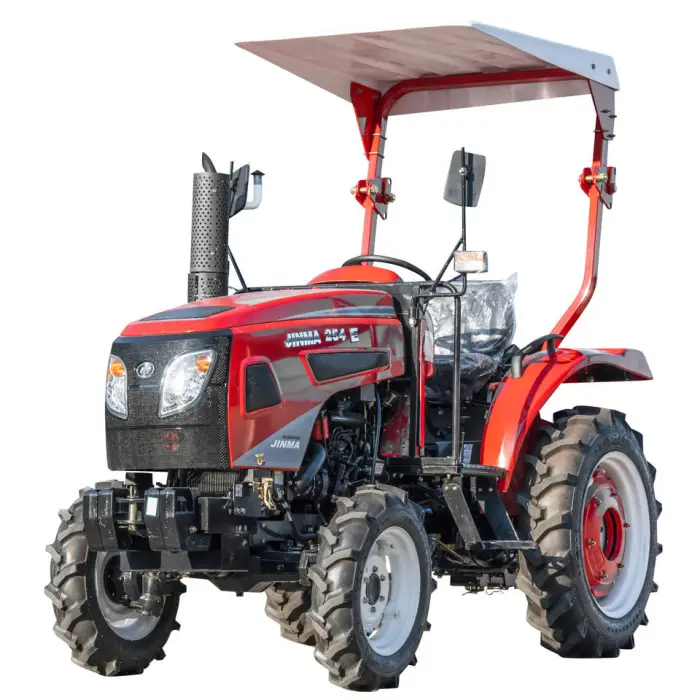 High Quality Agricultural Four Wheels Diesel Engine Tractor With Front End Agricultural Equipment — image 3