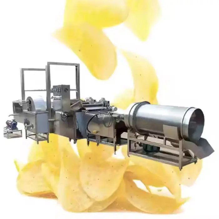 MI QDMECH Automatic Potatoes Crispy Chips Production Line Industrial Potato Chips Making Machine for Sales — image 5