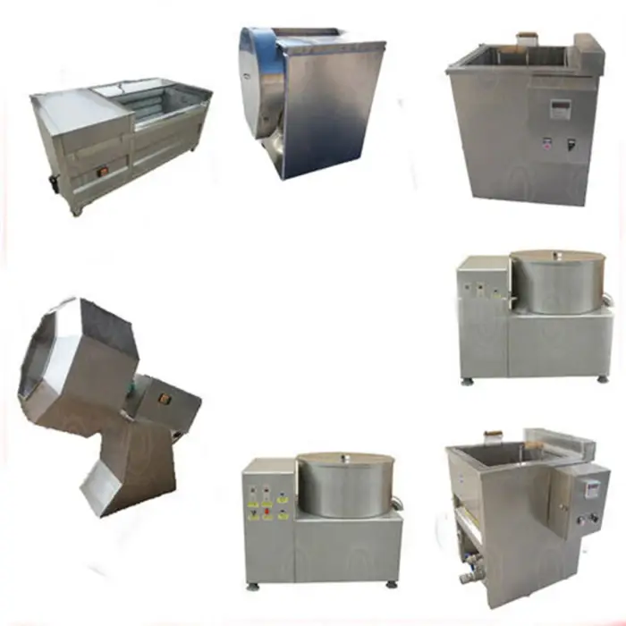 MI QDMECH Brand New Mini French Fries Production Line Competitive Price French Fries and Potato Chips Production Line — image 2