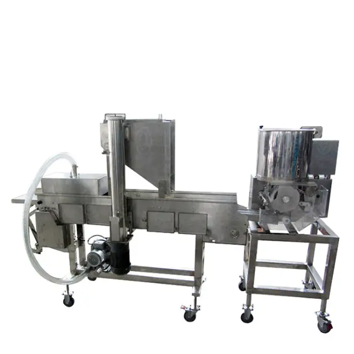 MI QDMECH Easy Operation Hot-selling New Industrial Automatic Beef Patty Making Machine — image 4