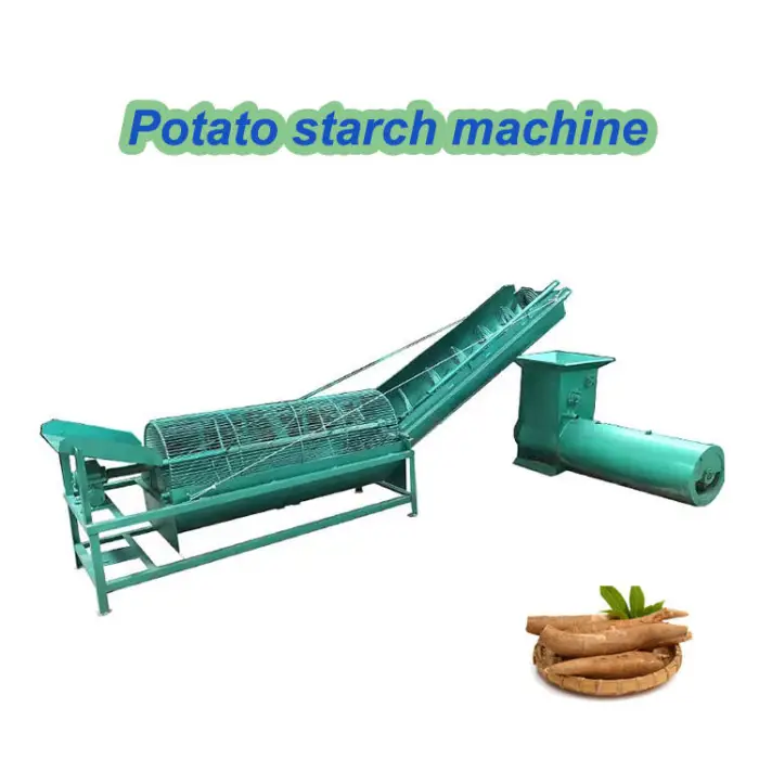 AM QDMECH Convenient Corn Potato Taro Making Machine Automatic Starch Making Machine Intelligence Tapioca Processing Machinery — image 3