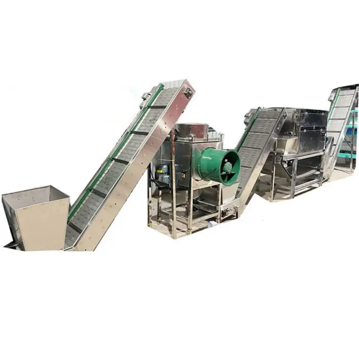 HN QDMECH High-Efficiency Food Processing Plant Garlic Dry Chain Peeling Machine Garlic Peeling Production Line Garlic Peeler — image 3