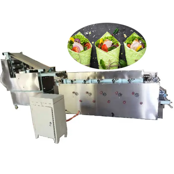Fully Automatic Dough Roller Sheeter Pita Roti Lavash Tortilla Pizza with Multifunctional Forming Iraqi Samoon Making Machine — image 5
