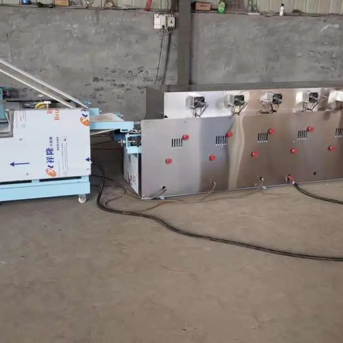Fully Automatic Dough Roller Sheeter Pita Roti Lavash Tortilla Pizza with Multifunctional Forming Iraqi Samoon Making Machine — image 6