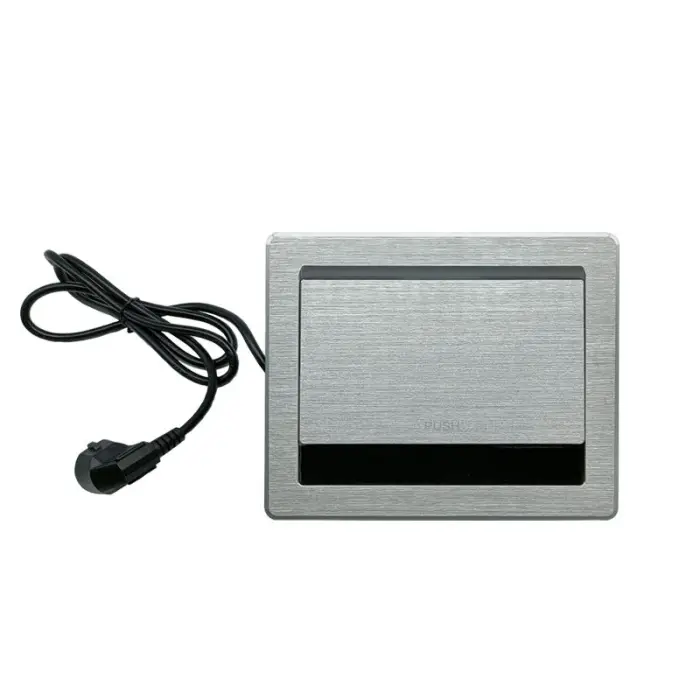 Embedded Flip up Socket With Universal Power Outlet 2 USB Port for Office Home Multimedia Tabletop Socket — image 5