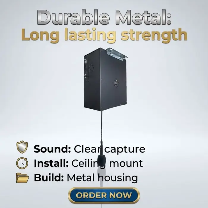 Ceiling Hanger Studio Stage Video Conference Room Stand Drop Down Motorized Ceiling Microphone Lift Microphone Lifting Rack — image 3
