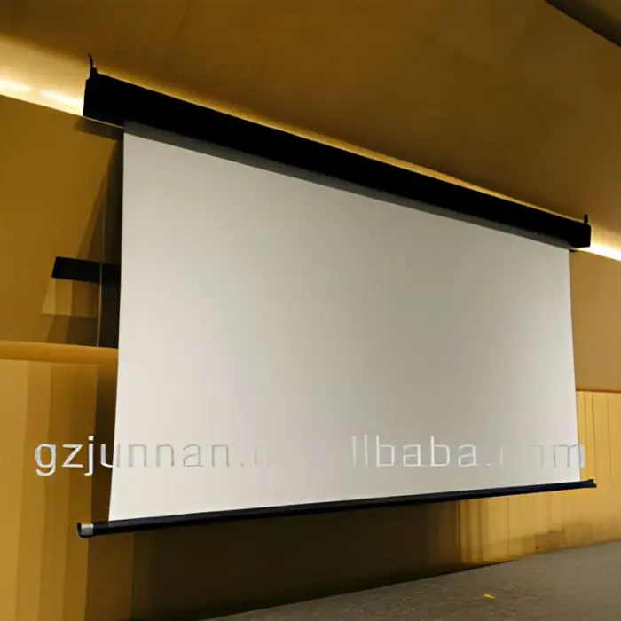 16:9 Projector Screen Durable Plastic Lightweight Long-distance High-definition Projection Screen with Light Leakage Prevention — image 3
