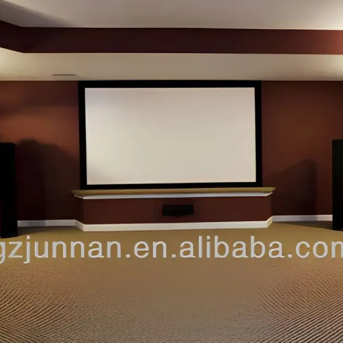 16:9 Projector Screen Durable Plastic Lightweight Long-distance High-definition Projection Screen with Light Leakage Prevention — image 4