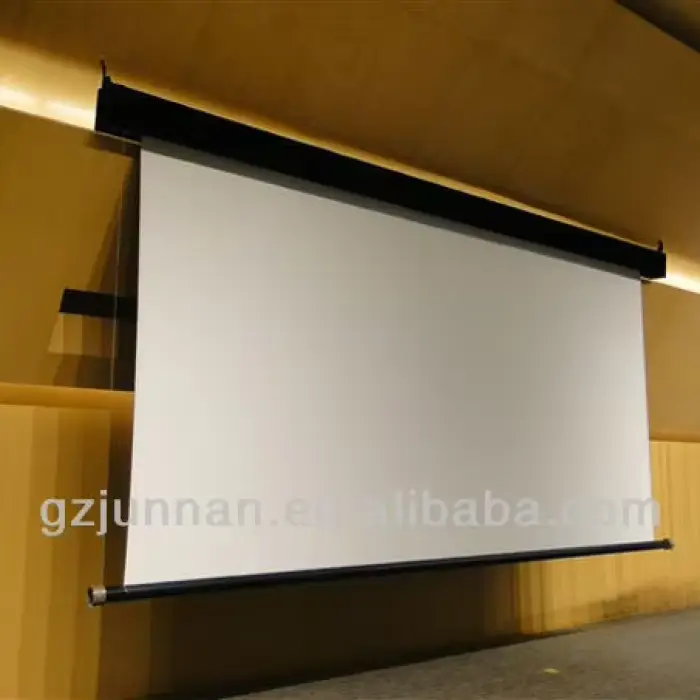 Durable Lightweight 16:9 Projector Screen Stand Fast Fold Feature Matte Finish Electric Frame PVC Polyester for Home Theater — image 4