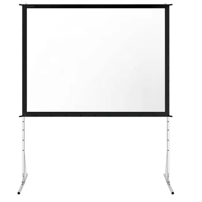 Durable Lightweight 16:9 Projector Screen Stand Fast Fold Feature Matte Finish Electric Frame PVC Polyester for Home Theater — image 6