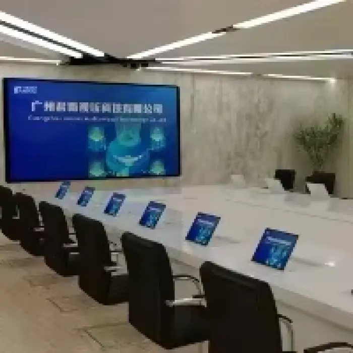 15.6 Inch Smart Paperless Conference System Touch Screen Meeting Room Electric Motorized Pop LCD Monitor Lift — image 6