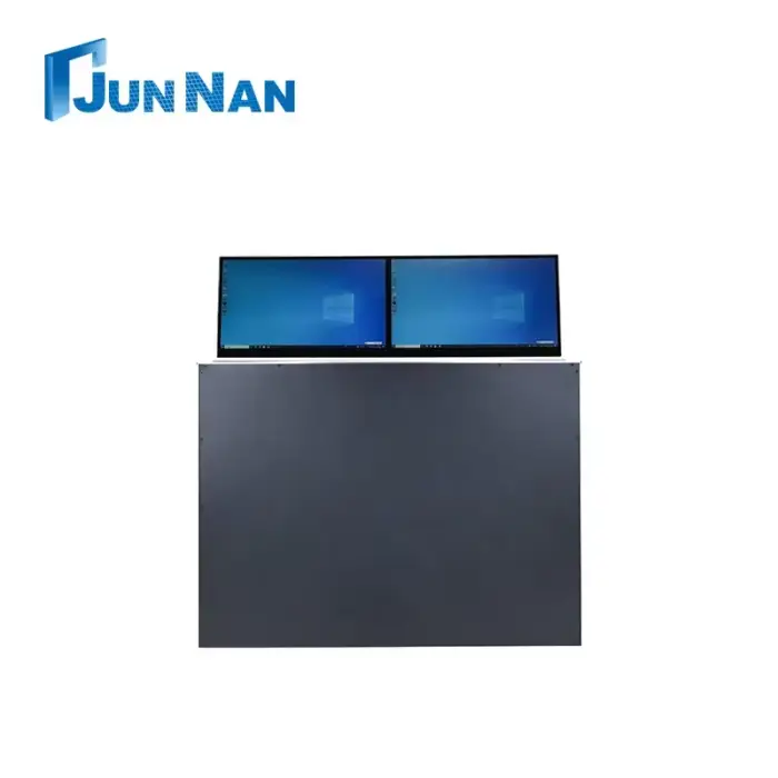 Customized Motorized LCD Screen Audio Conference Hidden LCD Monitor Lift Paperless Conference System for Conference Room — image 5